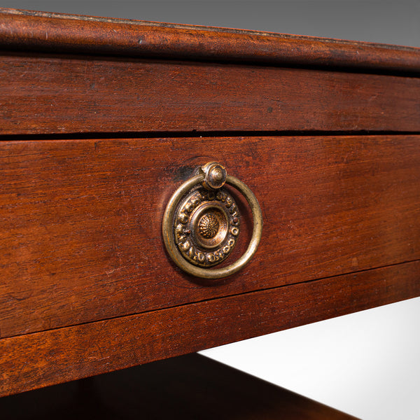 Antique Canterbury Reading Table, English, Walnut, Lectern, Orator, Regency