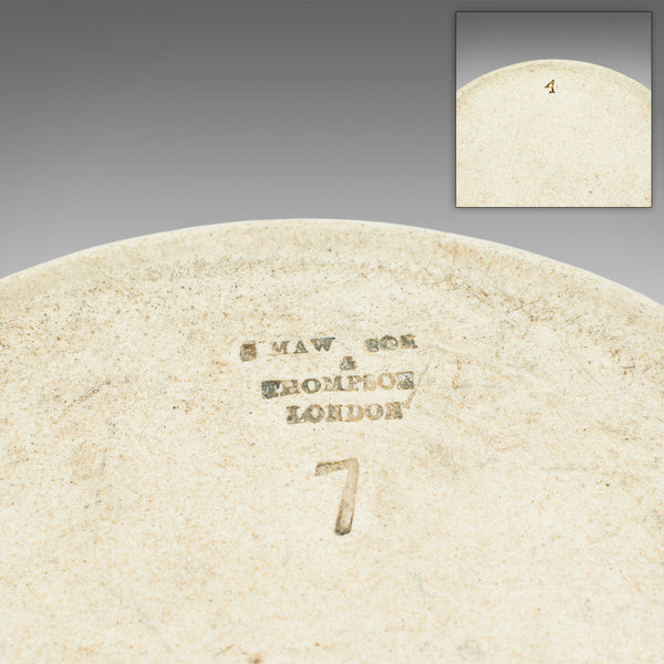 Small Antique Mortar & Pestle Duo, English, Ceramic, Beech, Cookery, Victorian