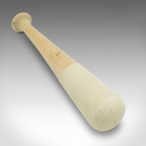 Small Antique Mortar & Pestle Duo, English, Ceramic, Beech, Cookery, Victorian