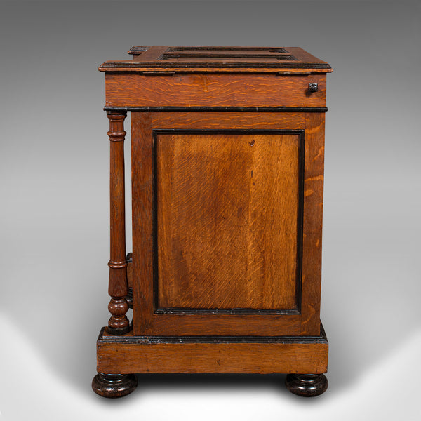 Antique Artist's Materials Table, English, Oak, Stand, Roberson & Co, Victorian