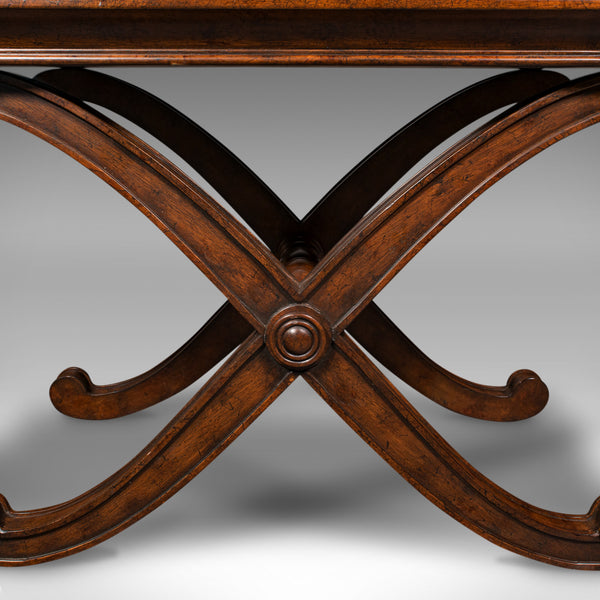 Pair Of Vintage Bedside Tables, English, Coffee, Side, Regency Revival, C.1980