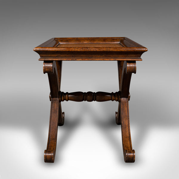 Pair Of Vintage Bedside Tables, English, Coffee, Side, Regency Revival, C.1980