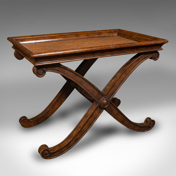 Pair Of Vintage Bedside Tables, English, Coffee, Side, Regency Revival, C.1980