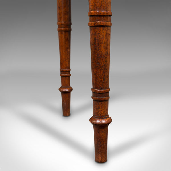 Small Antique Side Table, English, Nook, Lamp, Hall, Bedroom, Lounge, Victorian