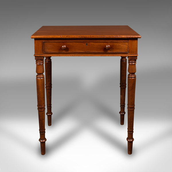 Small Antique Side Table, English, Nook, Lamp, Hall, Bedroom, Lounge, Victorian