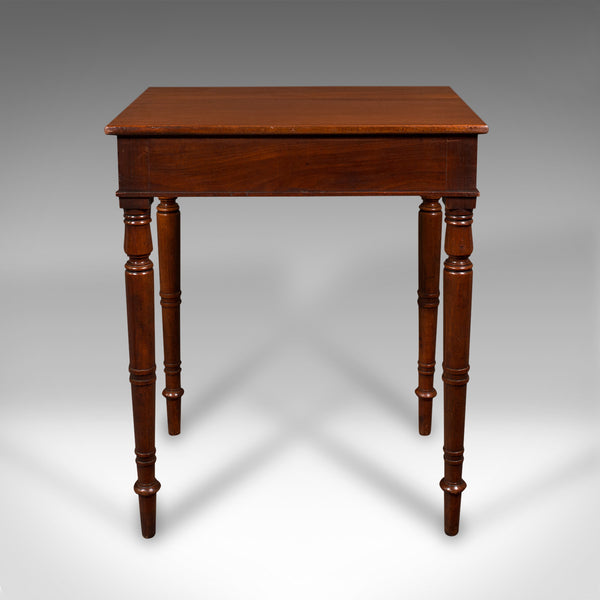 Small Antique Side Table, English, Nook, Lamp, Hall, Bedroom, Lounge, Victorian