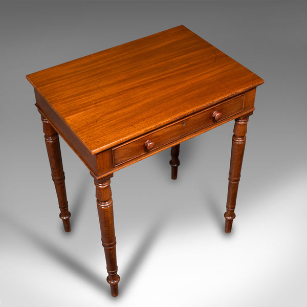 Small Antique Side Table, English, Nook, Lamp, Hall, Bedroom, Lounge, Victorian