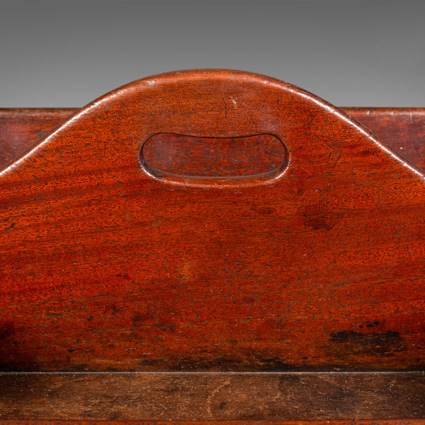 Antique Butler's Duties Trug, English, Two Division Cutlery Tray, Georgian, 1800