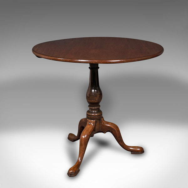 Antique Tilt Top Table, English, Side, Lamp, Breakfast, Georgian, Circa 1820