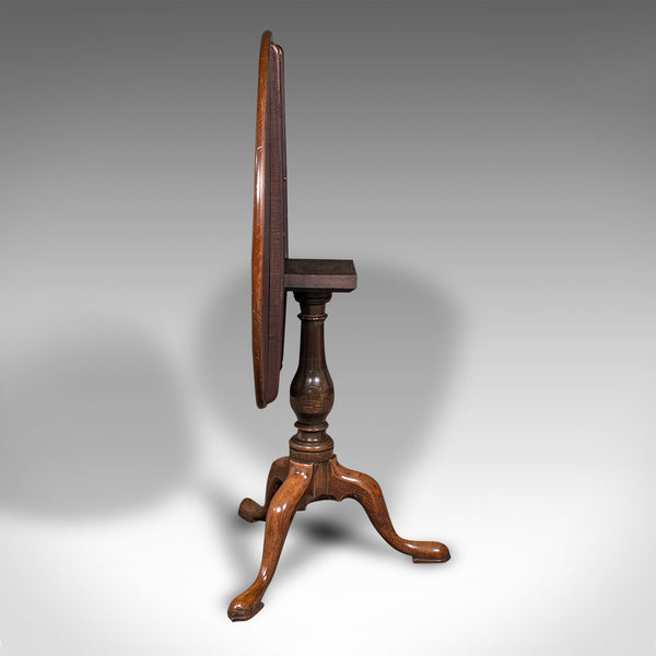 Antique Tilt Top Table, English, Side, Lamp, Breakfast, Georgian, Circa 1820