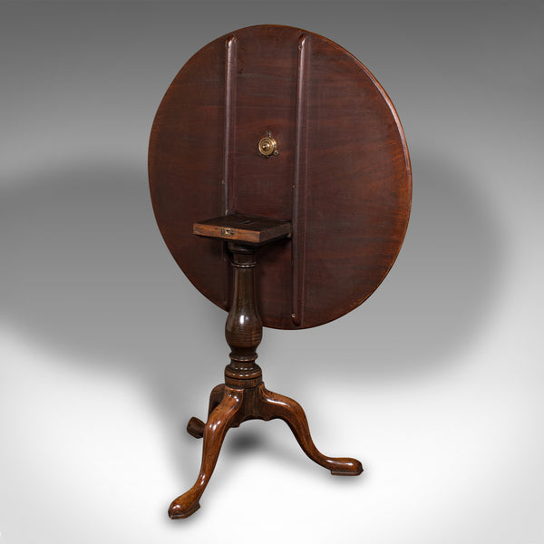 Antique Tilt Top Table, English, Side, Lamp, Breakfast, Georgian, Circa 1820