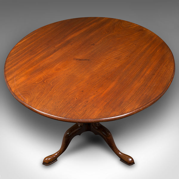 Antique Tilt Top Table, English, Side, Lamp, Breakfast, Georgian, Circa 1820