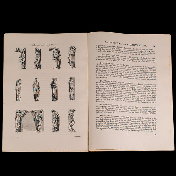 Vintage Folio, Civil Architecture, English, Sir William Chambers, Reproduction