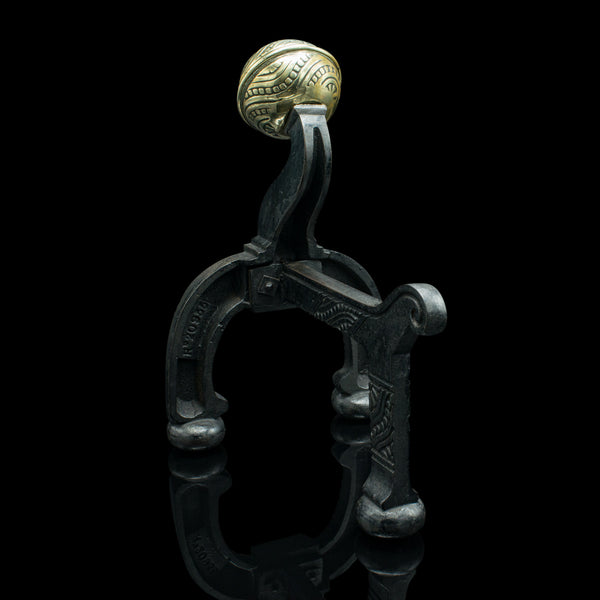 Antique Decorative Firedogs, English, Fireside Andiron, After Jeckyll, Victorian