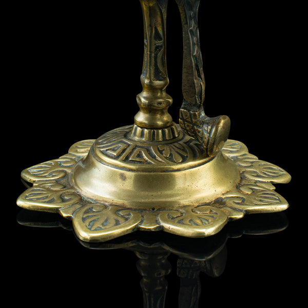 Antique Reception Bell, English, Brass, Country House, Counter Top, Victorian