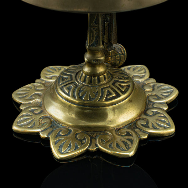 Antique Reception Bell, English, Brass, Country House, Counter Top, Victorian