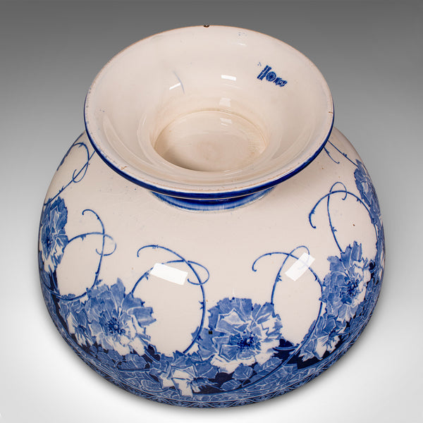 Large Antique Celebration Fruit Bowl, English, Ceramic, Serving Dish, Circa 1920