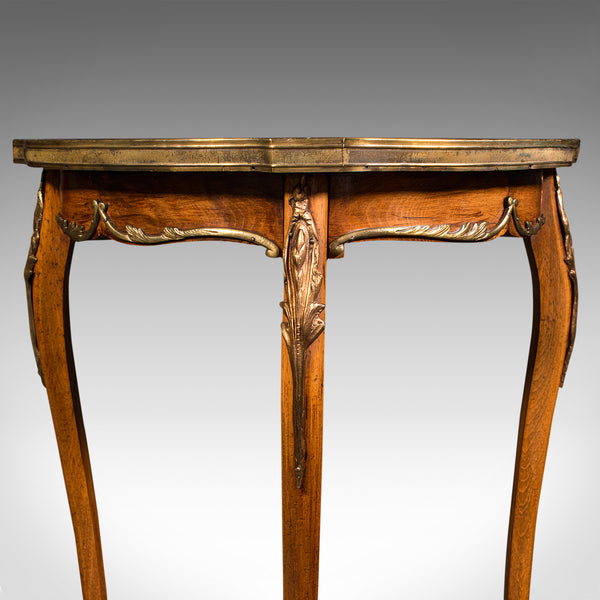 Antique Lamp Table, French Marble, Decorative, Occasional, Victorian, Circa 1900