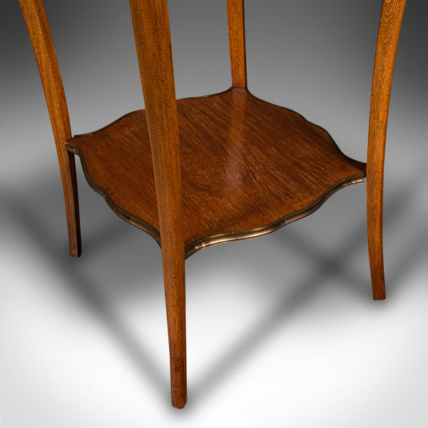 Antique Lamp Table, French Marble, Decorative, Occasional, Victorian, Circa 1900