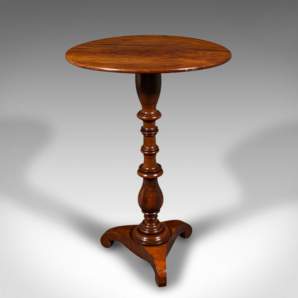 Small Antique Lamp Table, English, Flame, Wine, Occasional, Regency, Circa 1820
