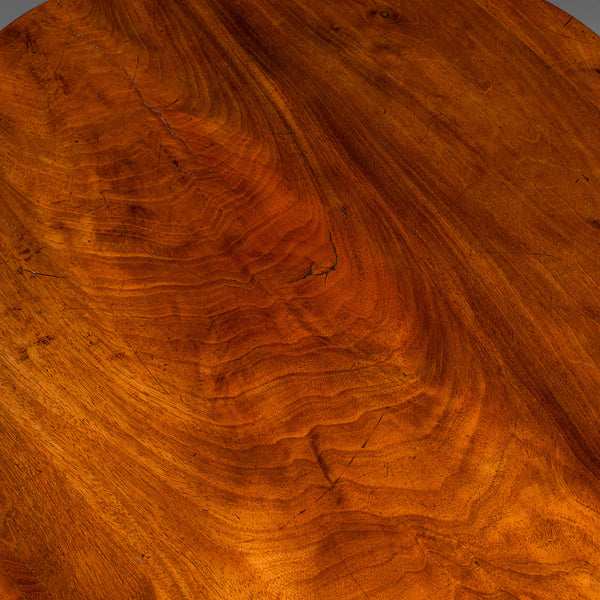 Small Antique Lamp Table, English, Flame, Wine, Occasional, Regency, Circa 1820