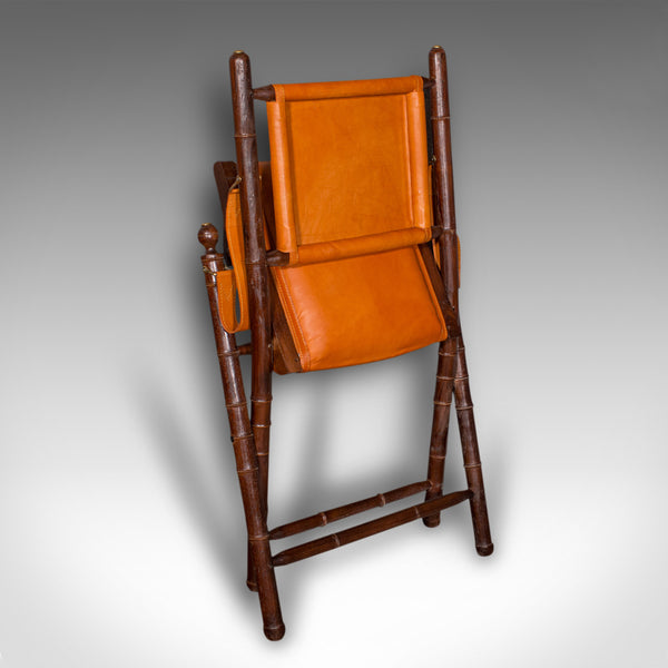 Pair Of Contemporary Orangery Chairs, English, Leather, Veranda, Patio, Seat