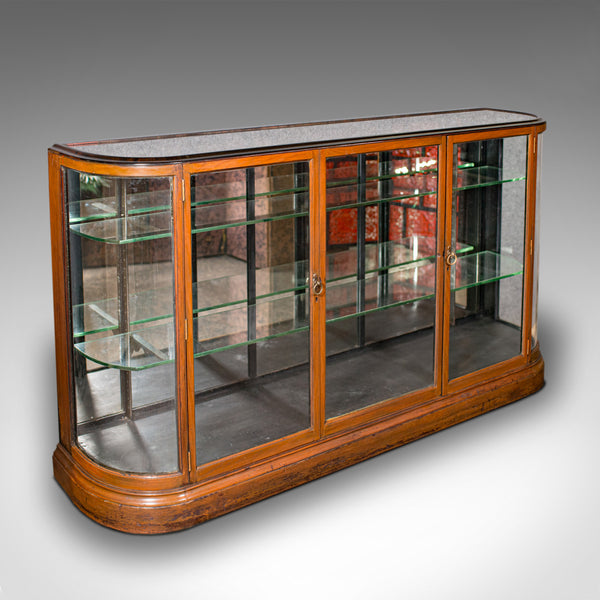 Large Antique Display Cabinet, English, Jeweller's Shop, Retail, Victorian, 1850