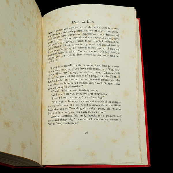 Vintage Book, Time I Was Dead, Autobiography, Cecil Aldin, English Language, Art