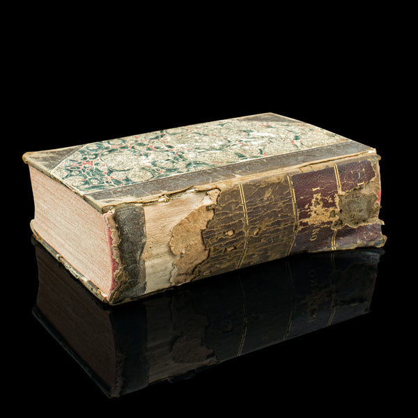 Antique Book, Dante's Inferno, Italian Language, Divine Comedy, Georgian, 1816