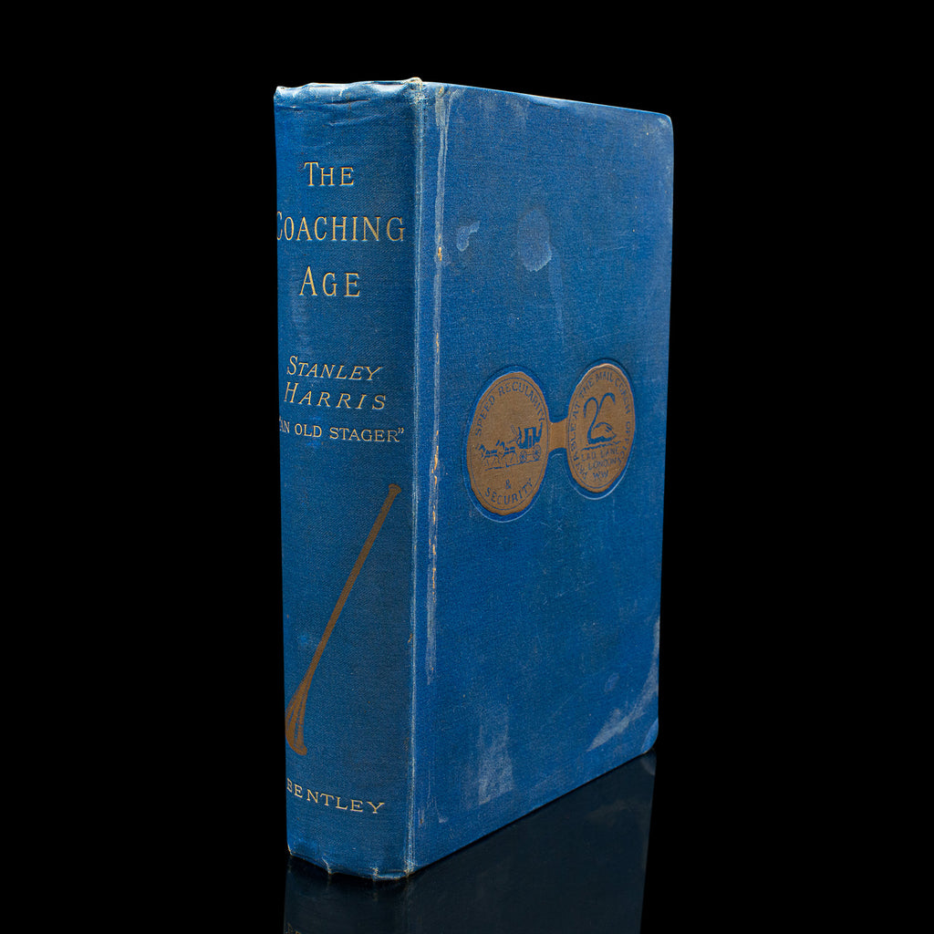 Antique Book, The Coaching Age, Stanley Harris, English, Hard Bound, Victorian