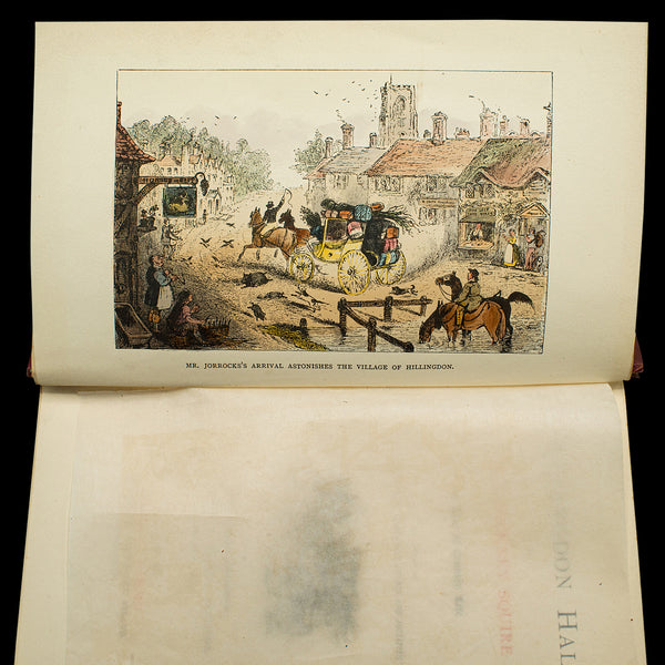 Antique Book in Case, Hillingdon Hall or the Cockney Squire, English, Victorian