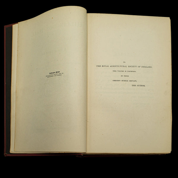 Antique Book in Case, Hillingdon Hall or the Cockney Squire, English, Victorian