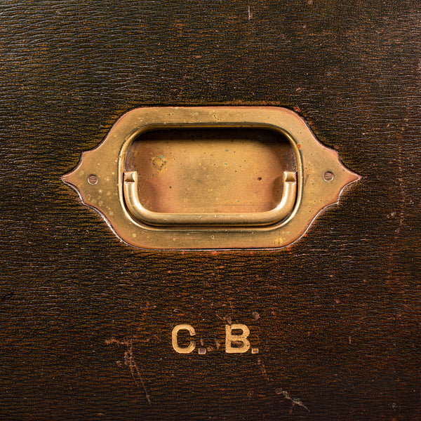 Antique Correspondence Box, English, Leather, Travel, After Asprey, Victorian