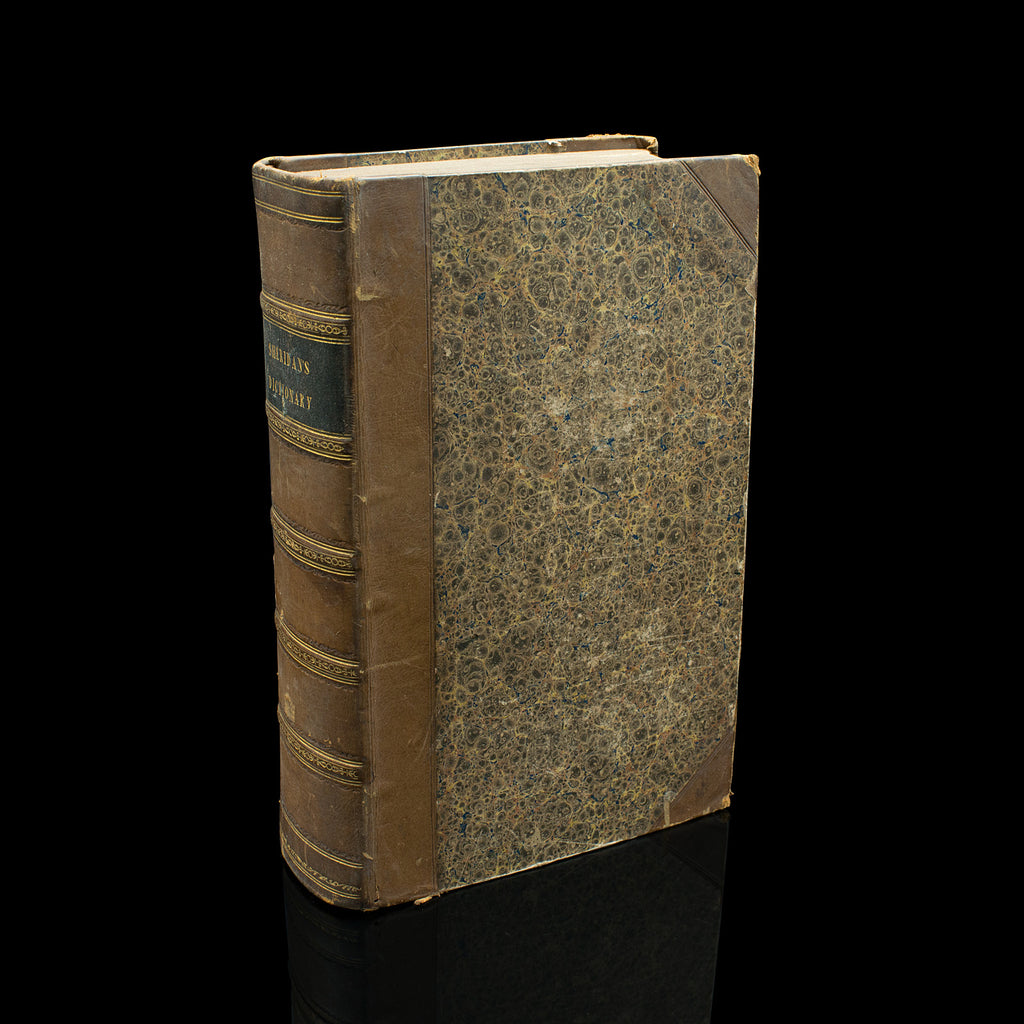 Antique Sheridan Dictionary, English, Reference, 9th Edition, Georgian, C.1804