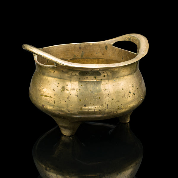 Antique Incense Burner, Oriental, Brass Censer, Decorative, Victorian, C.1900