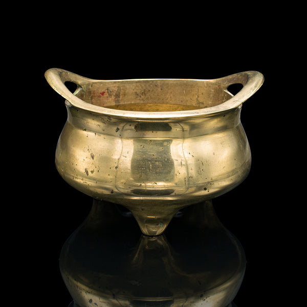 Antique Incense Burner, Oriental, Brass Censer, Decorative, Victorian, C.1900