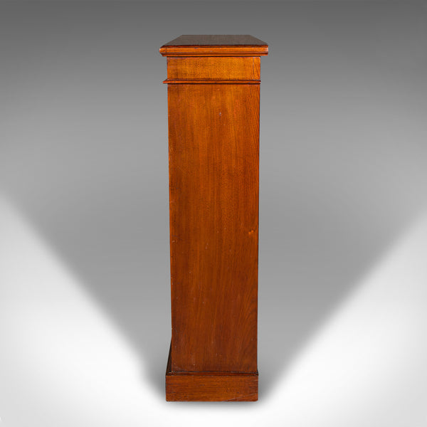 Antique Open Bookcase, English, Walnut, Bookshelf Cabinet, Victorian, Circa 1900