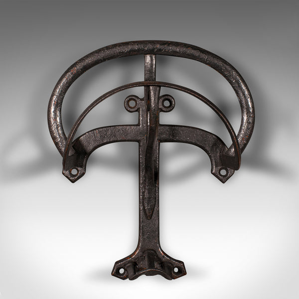 Pair Of Antique Equestrian Saddle Racks, English, Stables, Tack Rest, Victorian