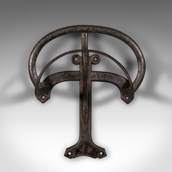 Pair Of Antique Equestrian Saddle Racks, English, Stables, Tack Rest, Victorian