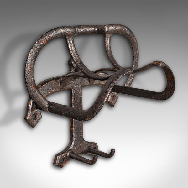 Pair Of Antique Tack Rests, English, Stables, Equestrian, Victorian