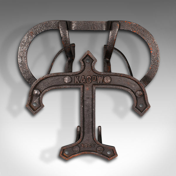 Pair Of Antique Tack Rests, English, Stables, Equestrian, Victorian