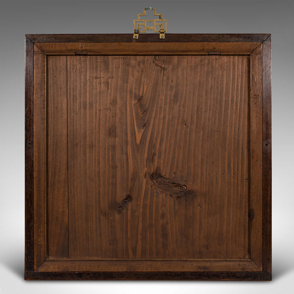 Pair Of Antique Yangtze River Scenes, Chinese, Framed, Embroidered Landscapes