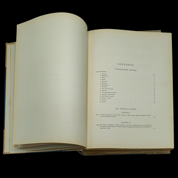 Antique Reference Book, Old English Glasses, Hartshorne, History, Victorian