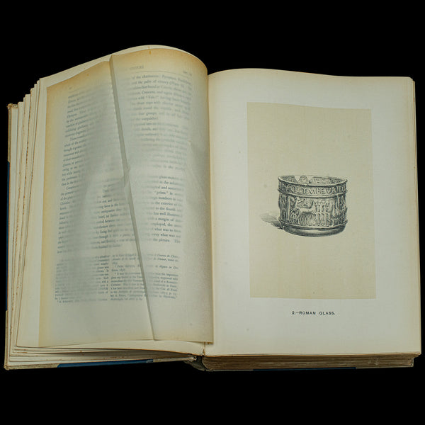 Antique Reference Book, Old English Glasses, Hartshorne, History, Victorian