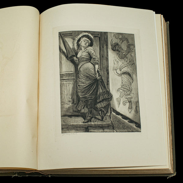 Antique Arts Book, Royal Academy, Harry Furniss, English, Exhibition, Victorian