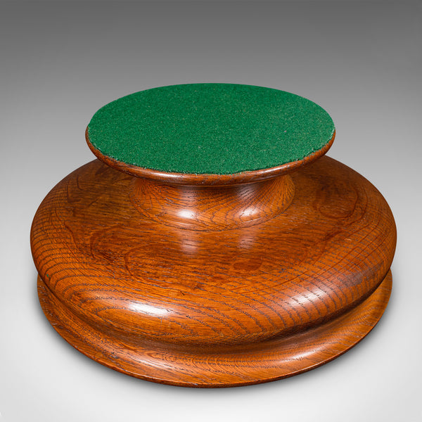 Antique Fruit Bowl, English, Turned Oak, Display Dish, Arts & Crafts, Victorian