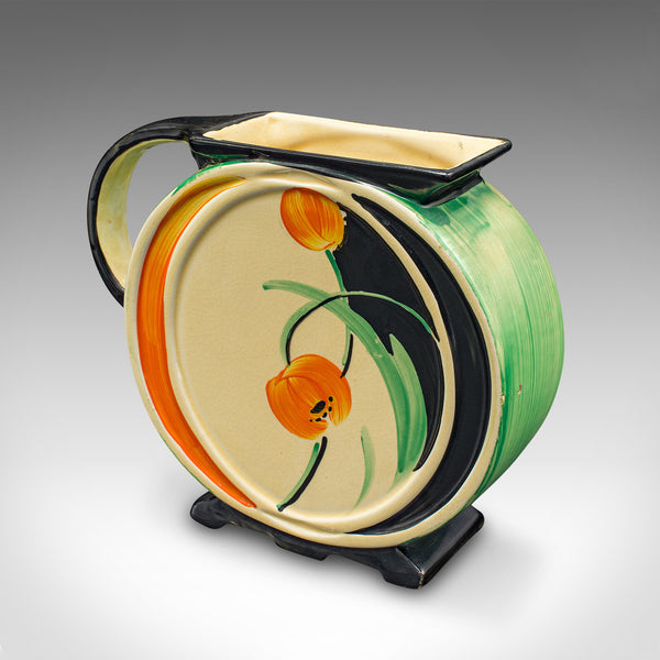 Vintage Display Jug, English, Ceramic, Dried Flower Vase, Art Deco, Circa 1930