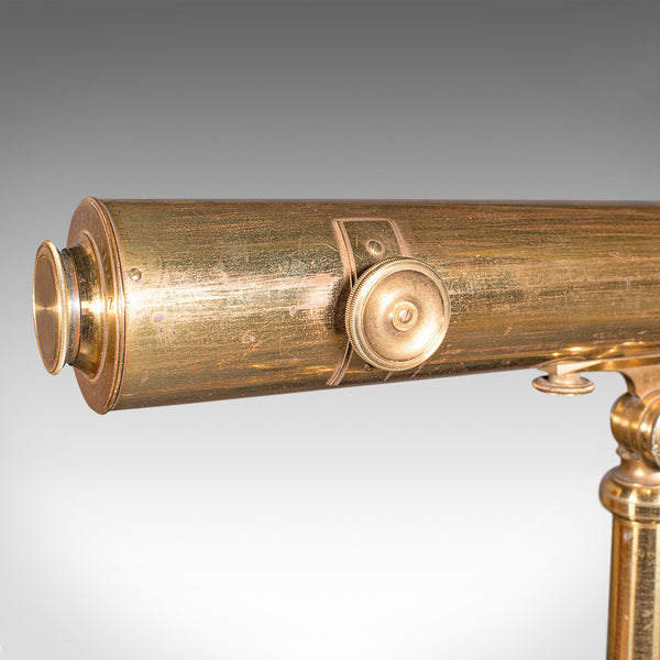 Antique Library Telescope, English, Brass, Astronomical, Dollond, Late Victorian