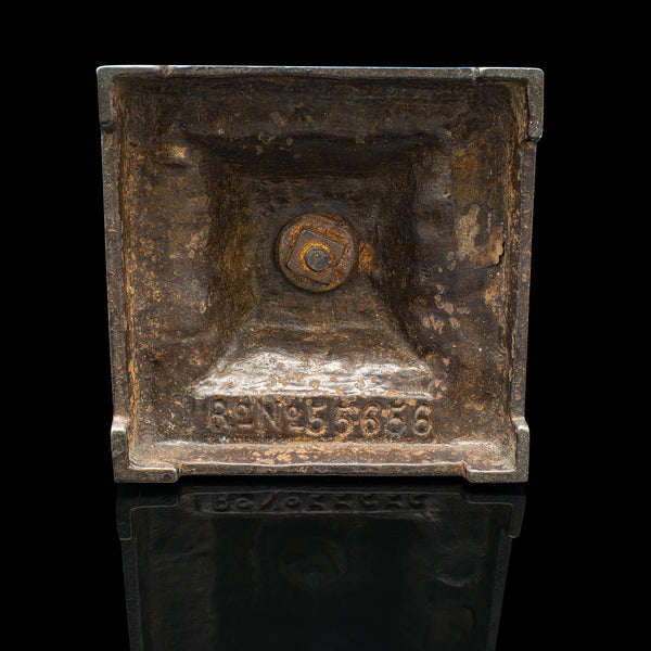 Pair Of Antique Aesthetic Period Candlesticks, English, Brass, Stand, Victorian