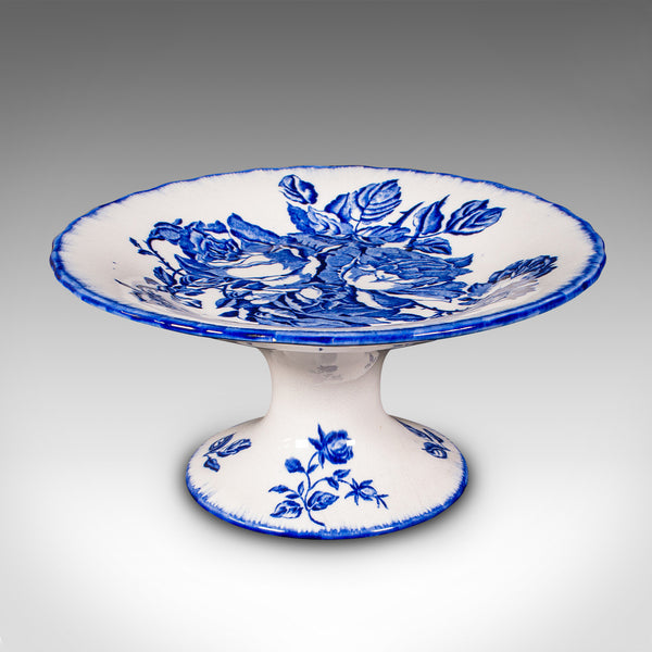 Vintage Cake Stand, English, Ceramic, Afternoon Tea Fancies Dish, Circa 1970